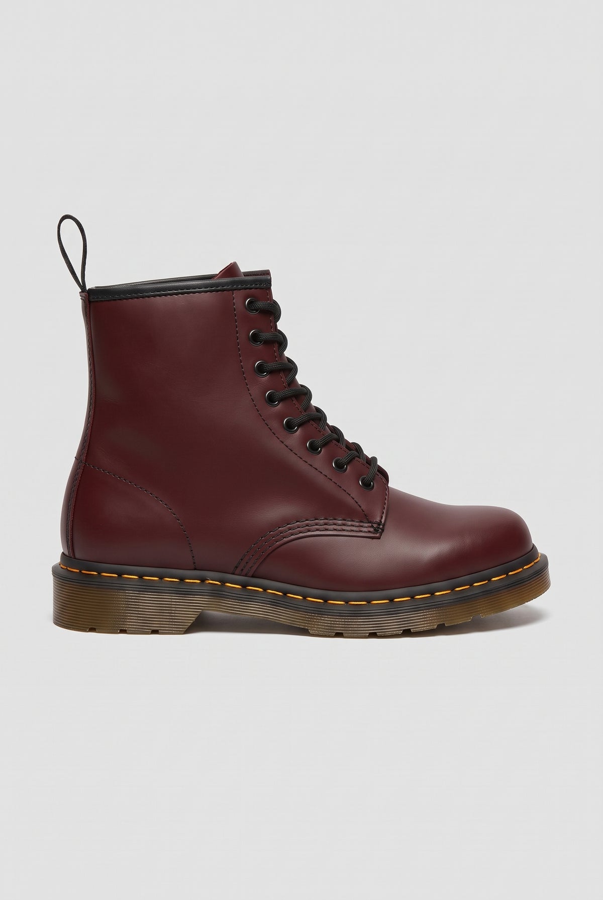 Men's Boots | Ankle Height Lace-Up with Chunky Sole - Burgundy