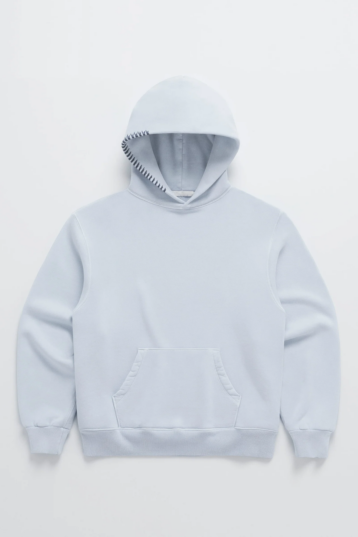 Women's Hoodie | Oversized with Contrast Hood Stitching - Light Blue 2