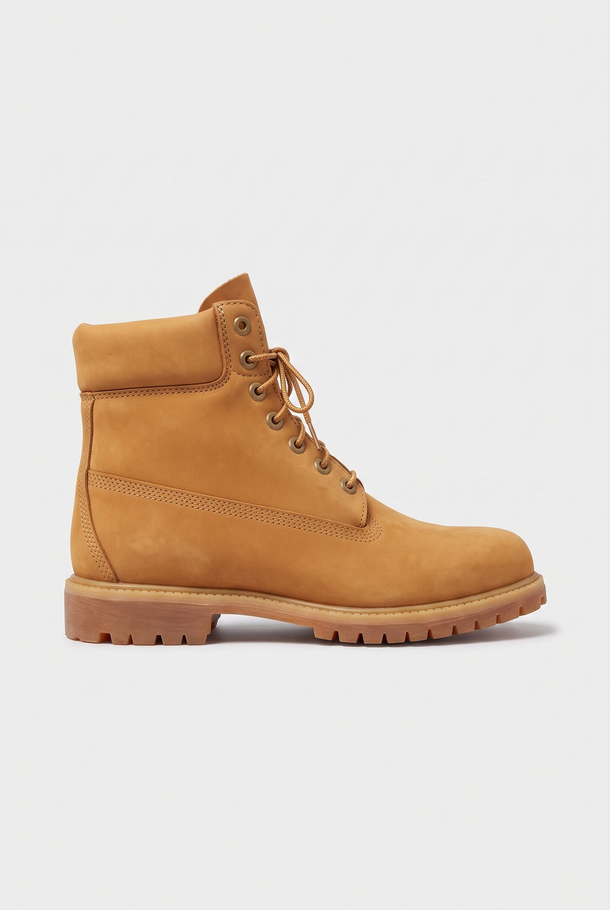 Men's Boots | Nubuck-Look Padded Collar with Lug Sole - Tan