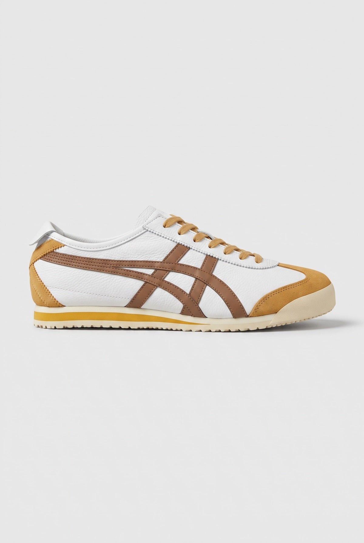 Men's Trainers | Retro Suede-Look with Contrast Stripes - Tan