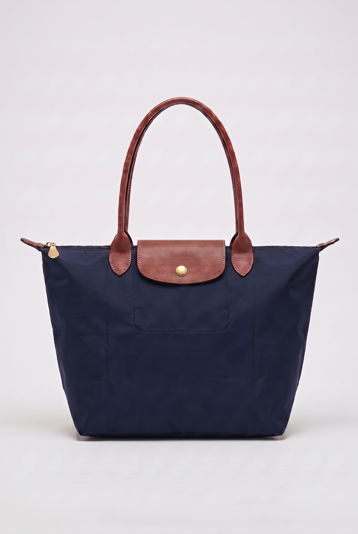 Women's Tote Bag | Foldaway with Snap Flap Closure - Navy