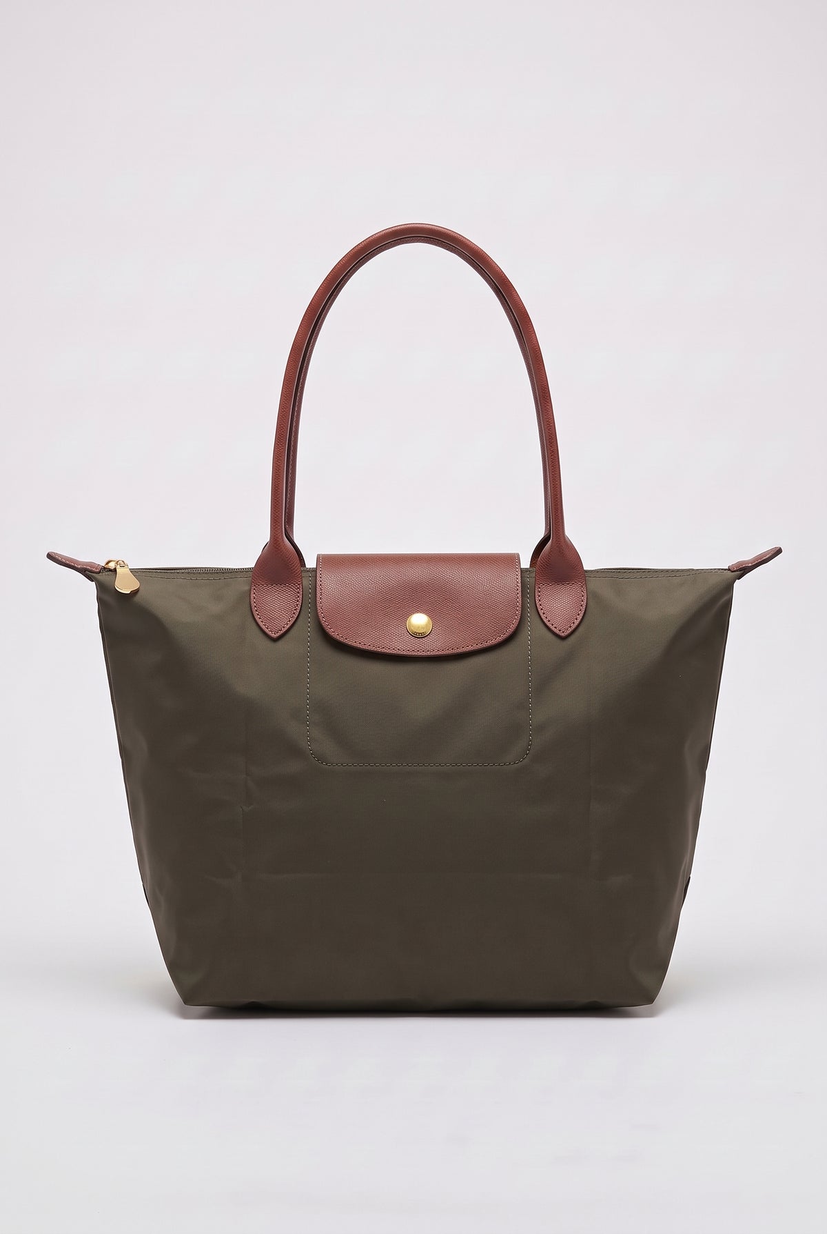 Women's Tote Bag | Foldaway with Snap Flap Closure - Olive